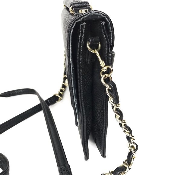 olivia + joy Black Adorno Convertible Crossbody Bag Purse‎ - Picture 4 of 16